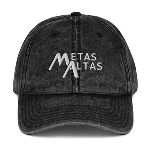 Open image in slideshow, Vintage Cotton Twill Cap
